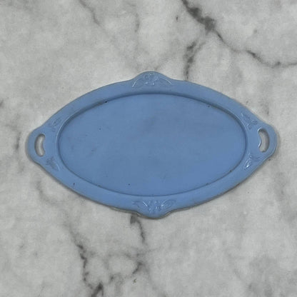 Vintage Irwin Miniature BLUE Plastic Serving Tray Platter Dollhouse Diorama SE7