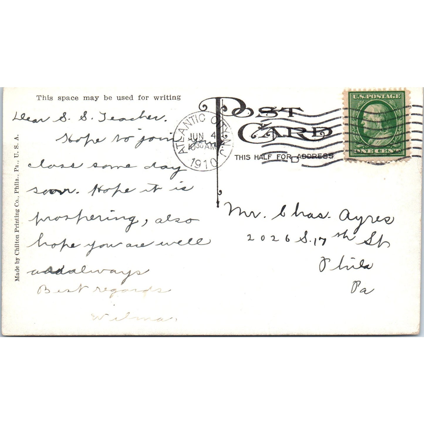 Sand Modeler 1910 Atlantic City NJ Original Postcard P2-10