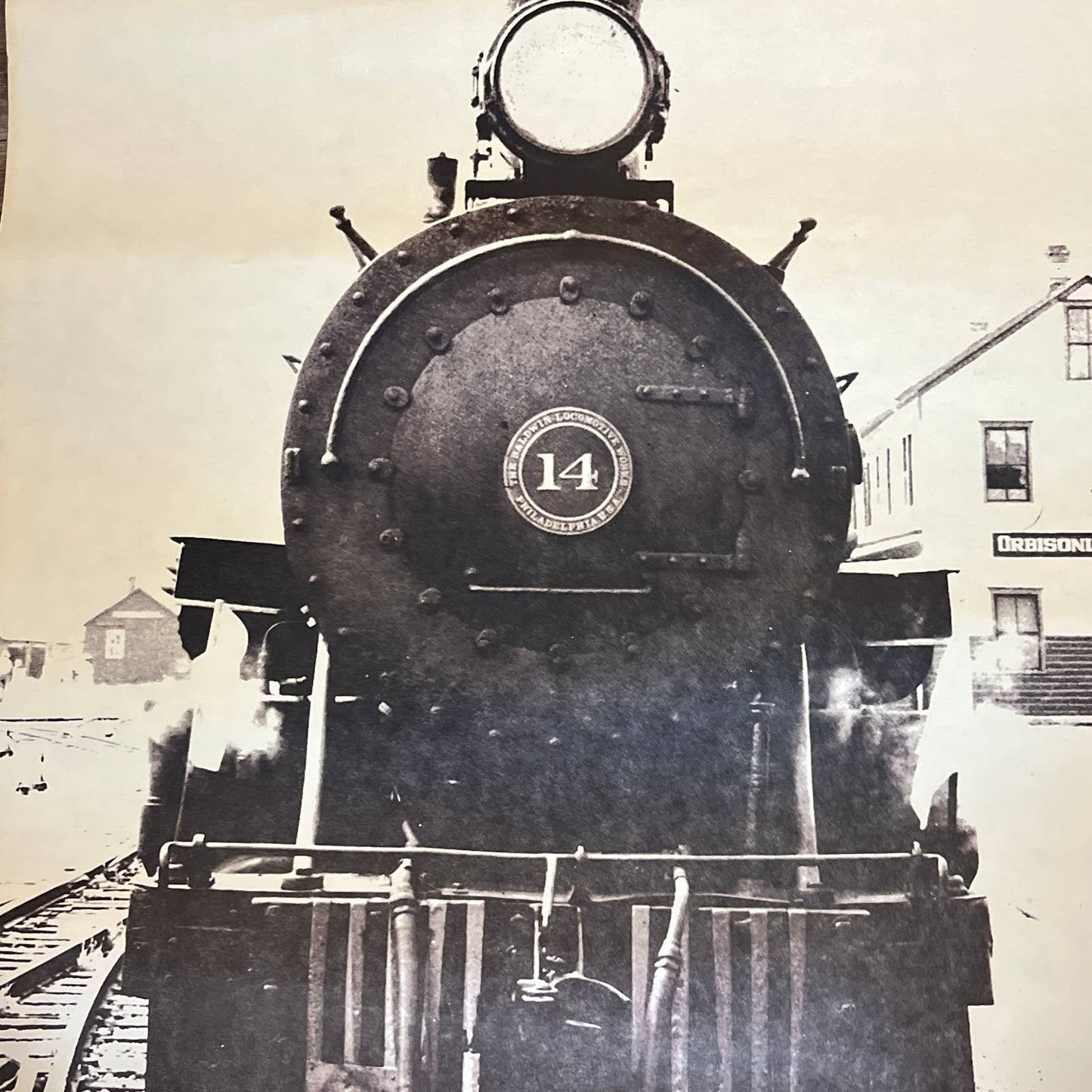 Vintage Poster East Broad Top Railroad Locomotive  19x31" RU1