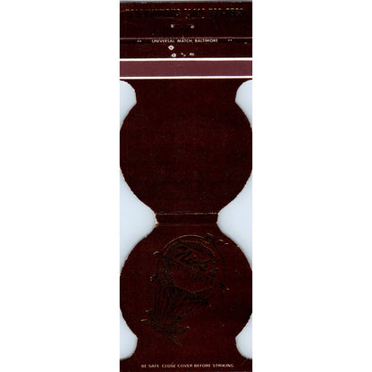 Nick's Airport Inn Hagerstown MD Hot Air Balloon Matchbook Cover SA1-M3