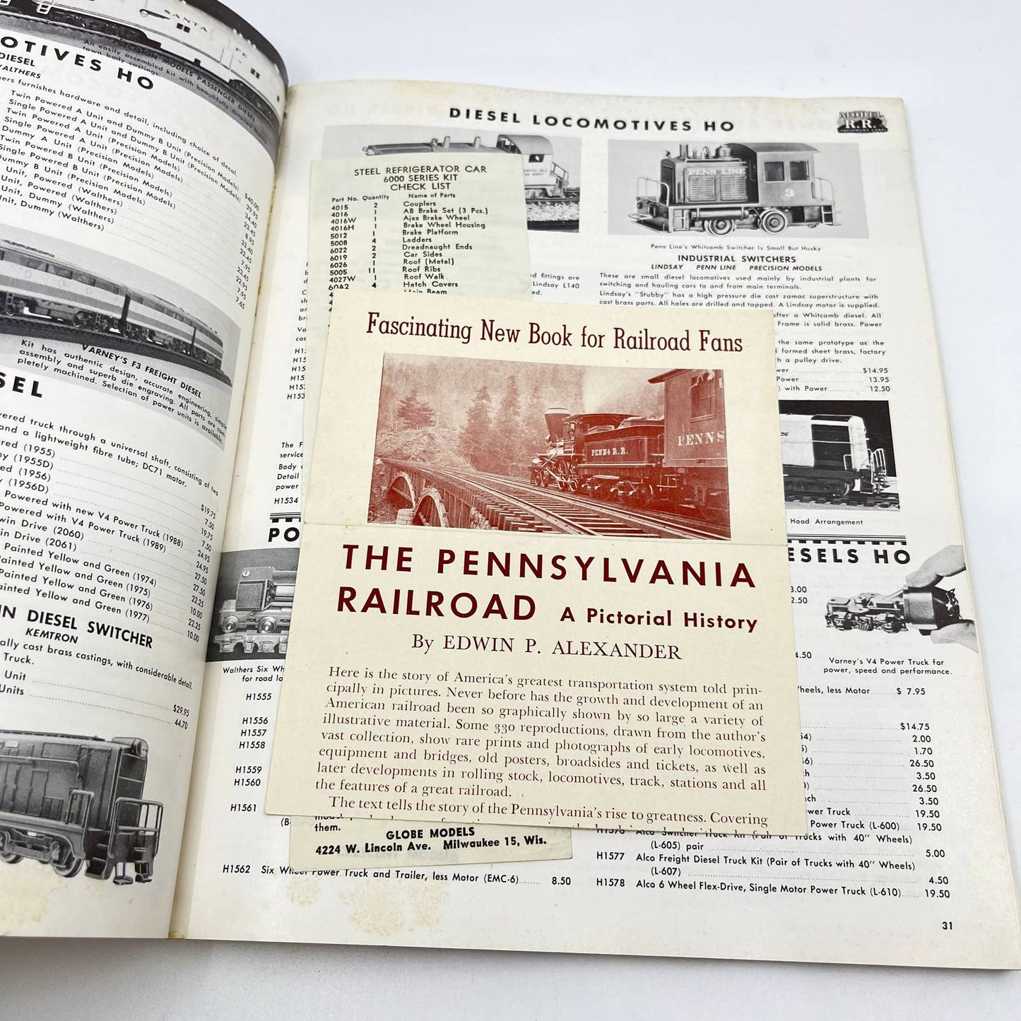 1950 Manual and Catalog Gauges Model R.R. Equipment Corp. Model Railroads TF8