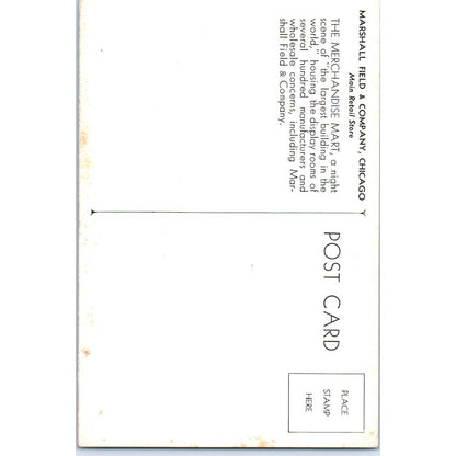 Marshall Field & Co Chicago The Merchandise Mart Original Postcard TK1-25