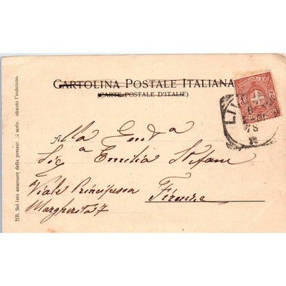 Livorno R. Accademia Navale c1910 - Original Postcard TJ9-P1