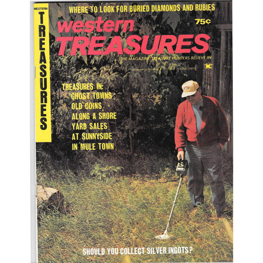 Western Treasures and Eastern Treasures Magazine Metal Detecting June 1975 M3