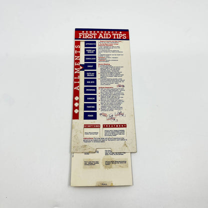 1982 Emergency First Aid Tips Slider Card SC6