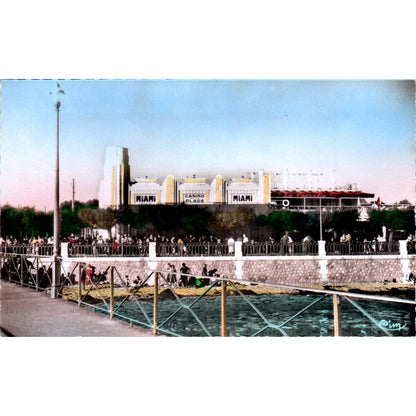 Andernos Gironde La Passerelle et le Miami Original Postcard TK1-21