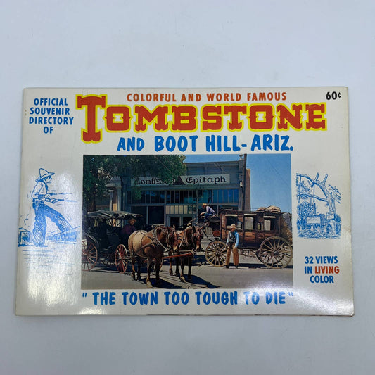 1950s Tombstone and Boot Hill Arizona Souvenir Booklet TH7