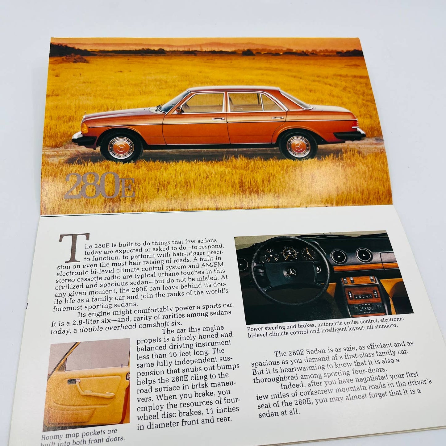 1981 Mercedes-Benz Sales Brochure 240D 280E 200CE 300D 300CD 300TD 300SD SEL BA1