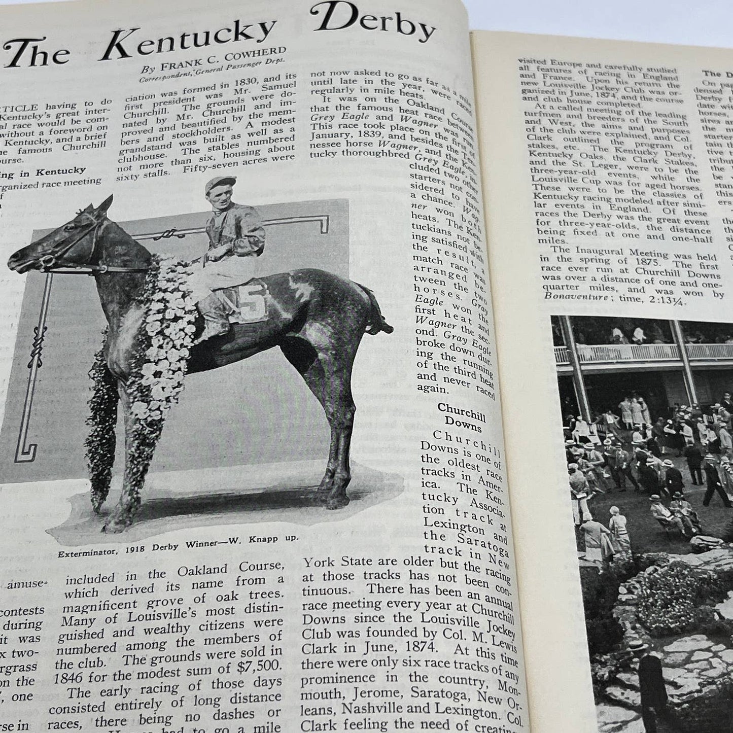 1929 May L&N Railroad Louisville Nashville Employee Magazine Kentucky Derby TH7