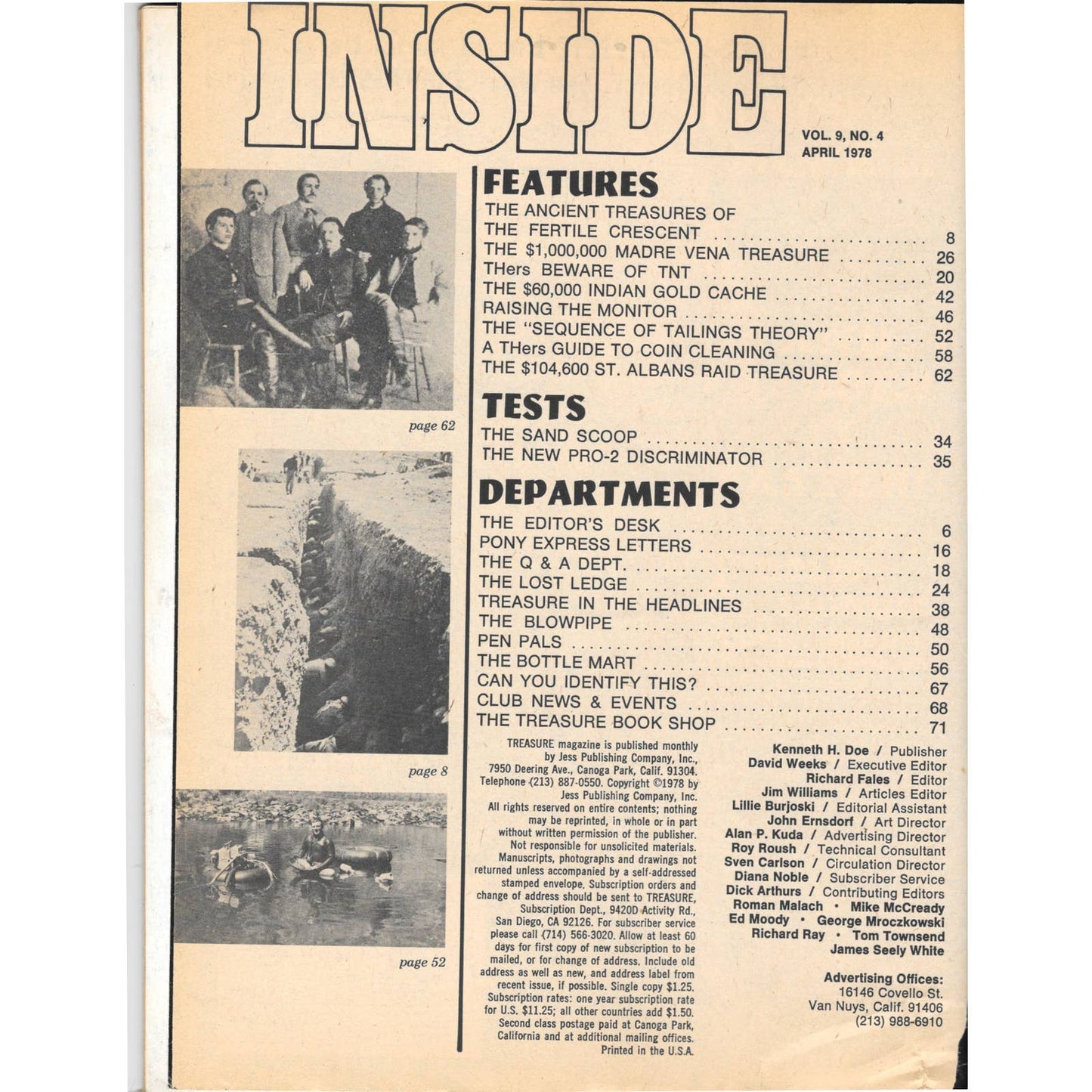 Treasure Magazine - Treasure Hunting Mining Metal Detecting April 1978 M4