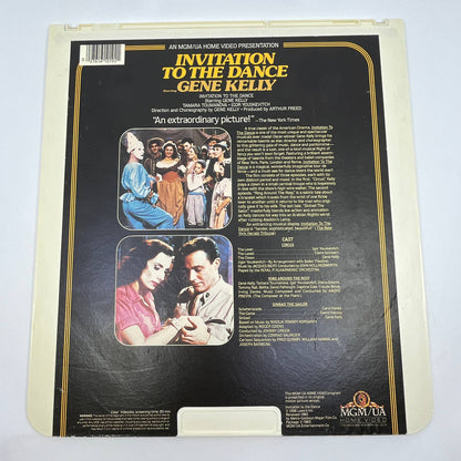 Gene Kelly Invitation to the Dance - CED VideoDisc TG2