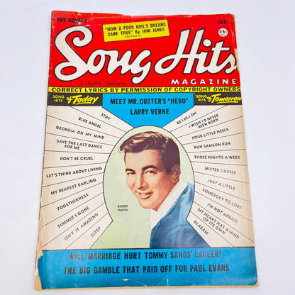 Song Hits Magazine Dec 1960 Bobby Darin Larry Verne TC6