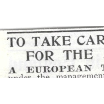 European Trip James Hamilton David S Pond Princeton University - 1903 Ad AK5-S29