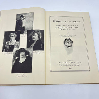 1923 History & Outlook of Junior Dept of National Federation of Music Clubs TC6