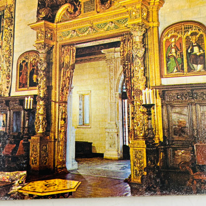 1950s Plastichrome Hearst Castle California San Simeon Postcard Book EA2