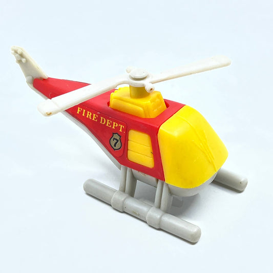 Vintage Tonka 1985 Fire Dept Tonka Helicopter Toy 1980's SD7