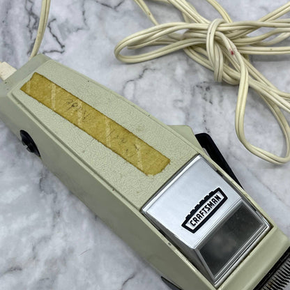 VTG Sears Roebuck Hair Trimmer 758.9362 Craftsman Adjustable Clippers WORKS TE3