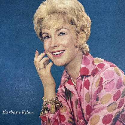 1961 BARBARA EDEN Sunday New York News Coloroto Magazine Cover Only FL4