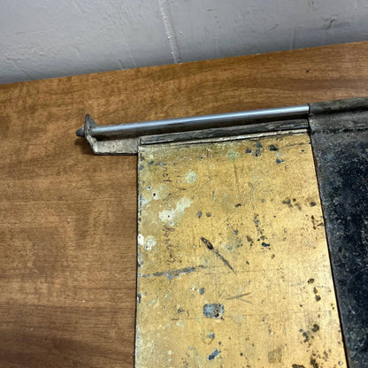 Vintage Primitive Homemade Photo Darkroom Enlarging Easel 8x10" Metal TI5