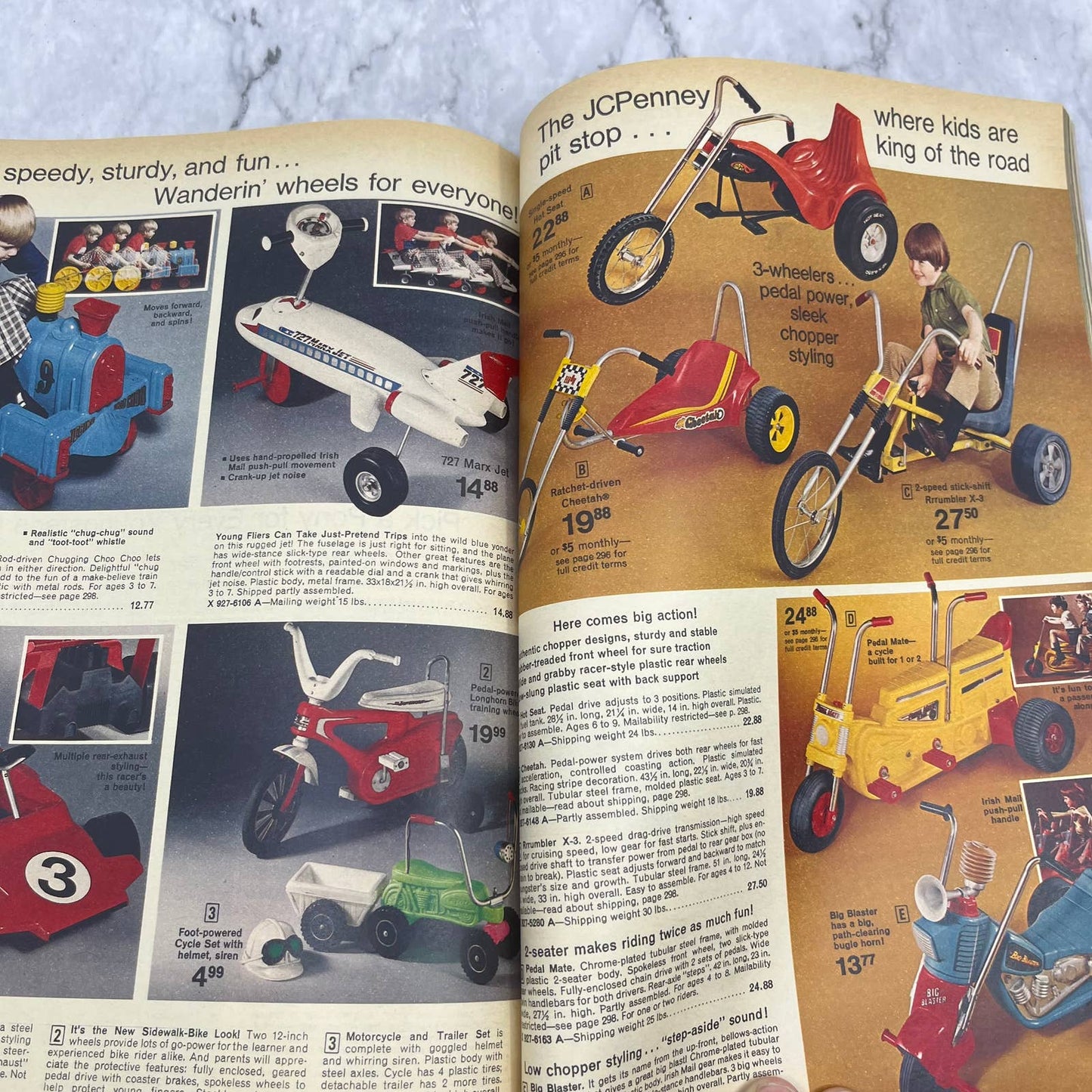 1973 JC Penny Christmas Wish Book Catalog - Great Vintage Toys & Gifts S1