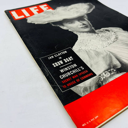 1946 January 28 Life Magazine Jan Clayton in Show Boat Winston Churchill