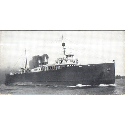 Ann Arbor No. 7 Steamer Ferry Boat Photo 3x6 P2-7
