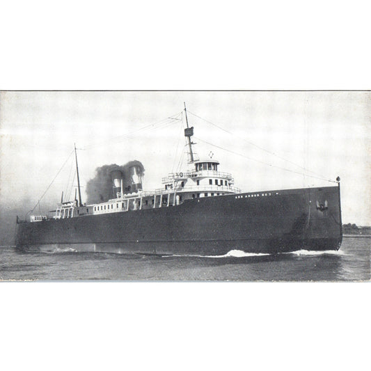 Ann Arbor No. 7 Steamer Ferry Boat Photo 3x6 P2-7