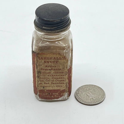Antique Marshall’s Snuff Tobacco JAR ONLY SC8