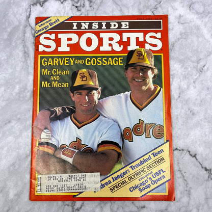 INSIDE SPORTS MAGAZINE July 1984 Steve Garvey Goose Gossage San Diego Padres TJ3