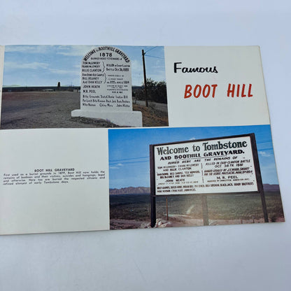 1950s Tombstone and Boot Hill Arizona Souvenir Booklet TH7