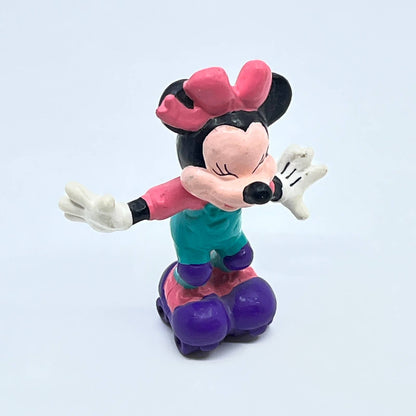 Vtg PVC Walt Disney Company Applause Minnie Mouse On Rollerskates Figure SD6