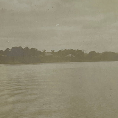 1903 Original Sepia Photograph Hacienda San Carlos Mexico AC7