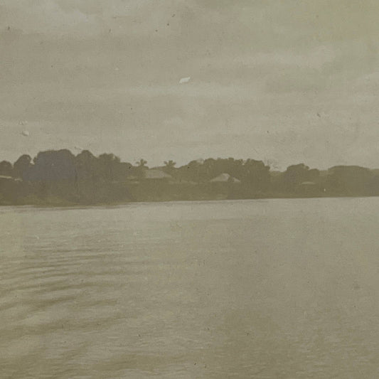 1903 Original Sepia Photograph Hacienda San Carlos Mexico AC7