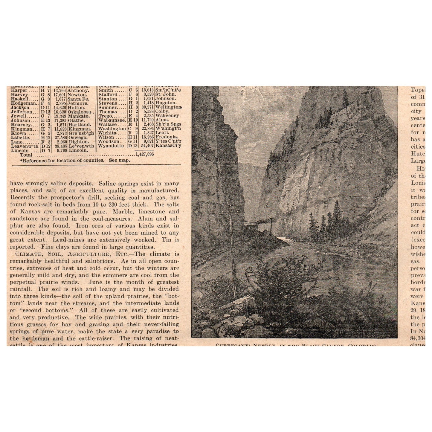Minneapolis Minnesota 5x8" Original Engraving 1899 AK5-18