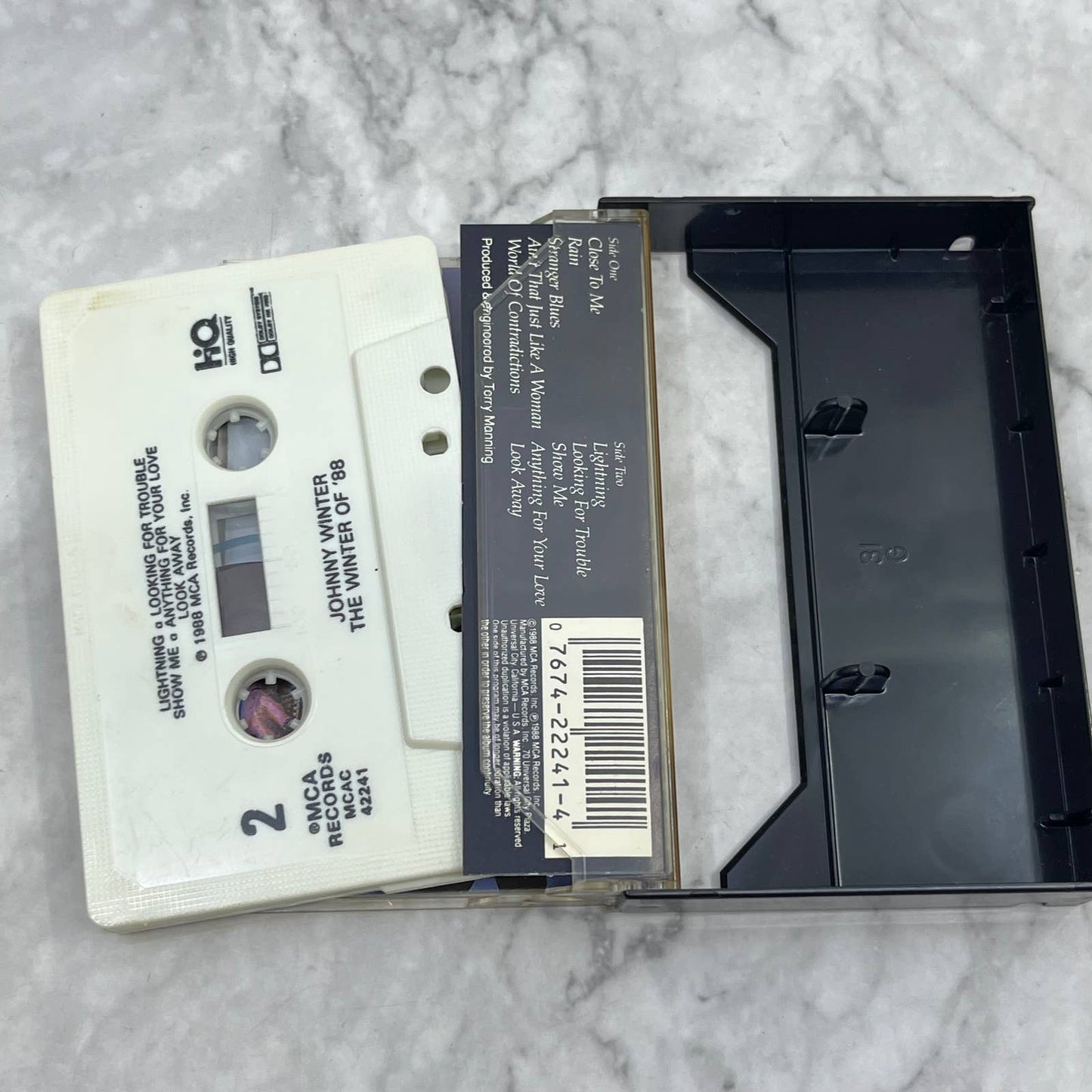JOHNNY WINTER ~ THE WINTER OF 88 Cassette Tape TF6-23