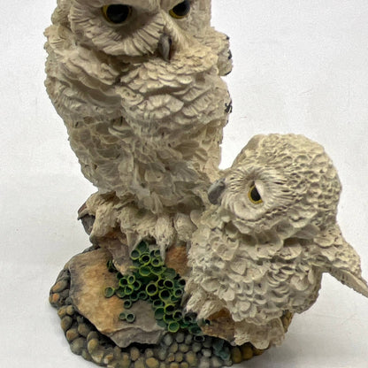 1994 Hamilton Collection "A Watchful Eye" Owl Figurine Russell Willis TI4