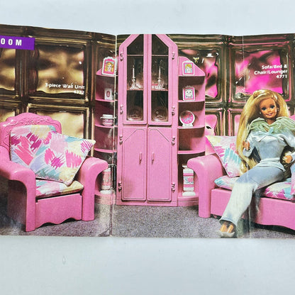 1987 Barbie Sweet Roses Furniture Collection Catalog Booklet AB2