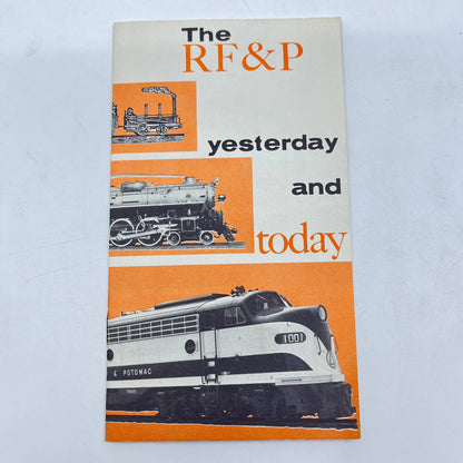 1960s The Richmond, Fredericksburg & Potomac Railroad Booklet Brochure AB2