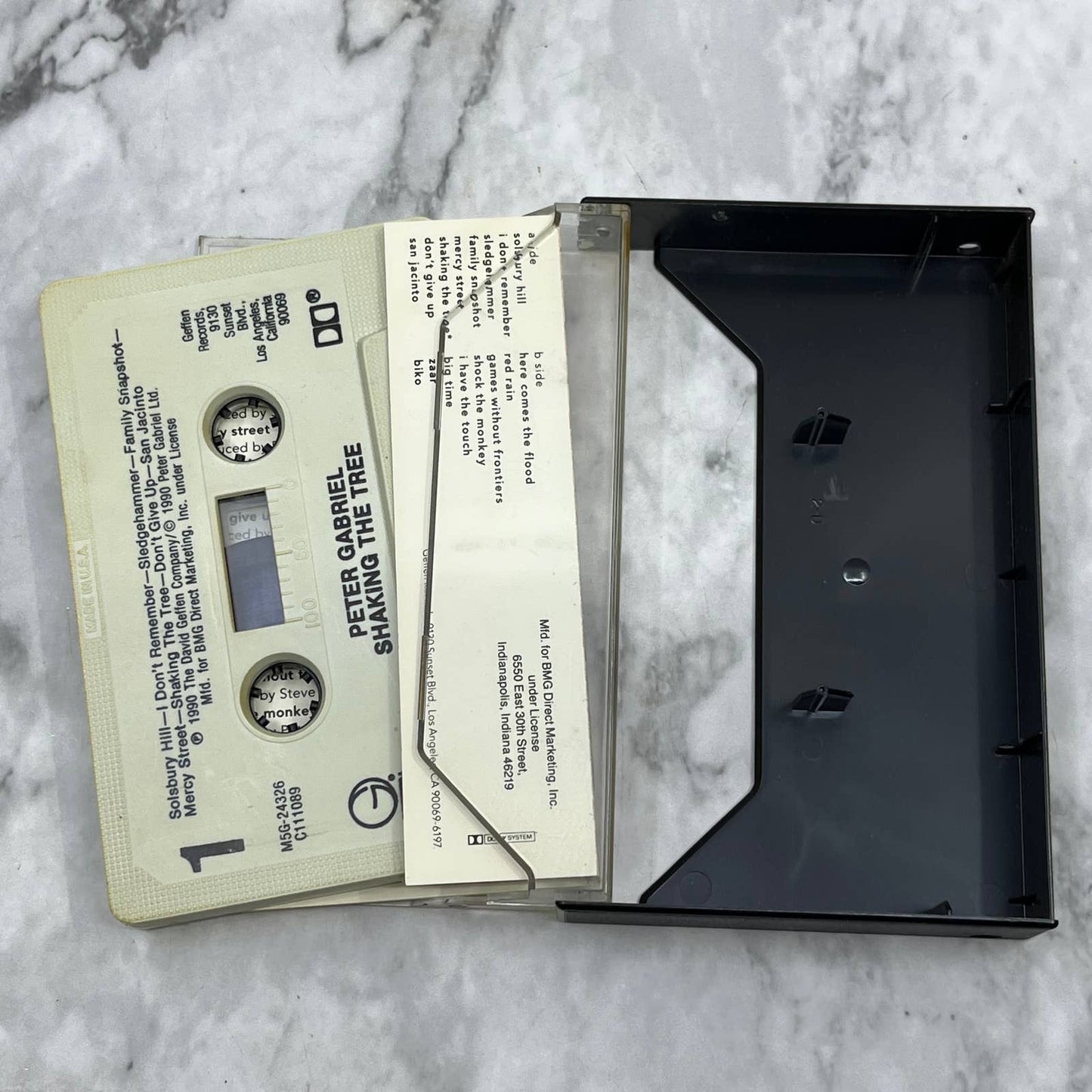 Peter Gabriel "Shaking the Tree" Cassette Tape TJ5-72