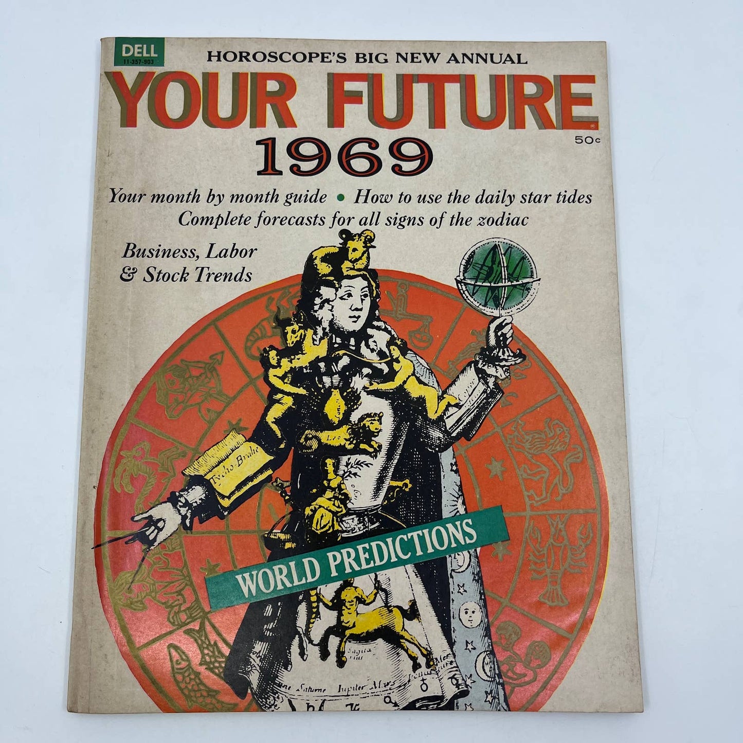 Dell Horoscope's Big New Annual Your Future 1969 Magazine TG6