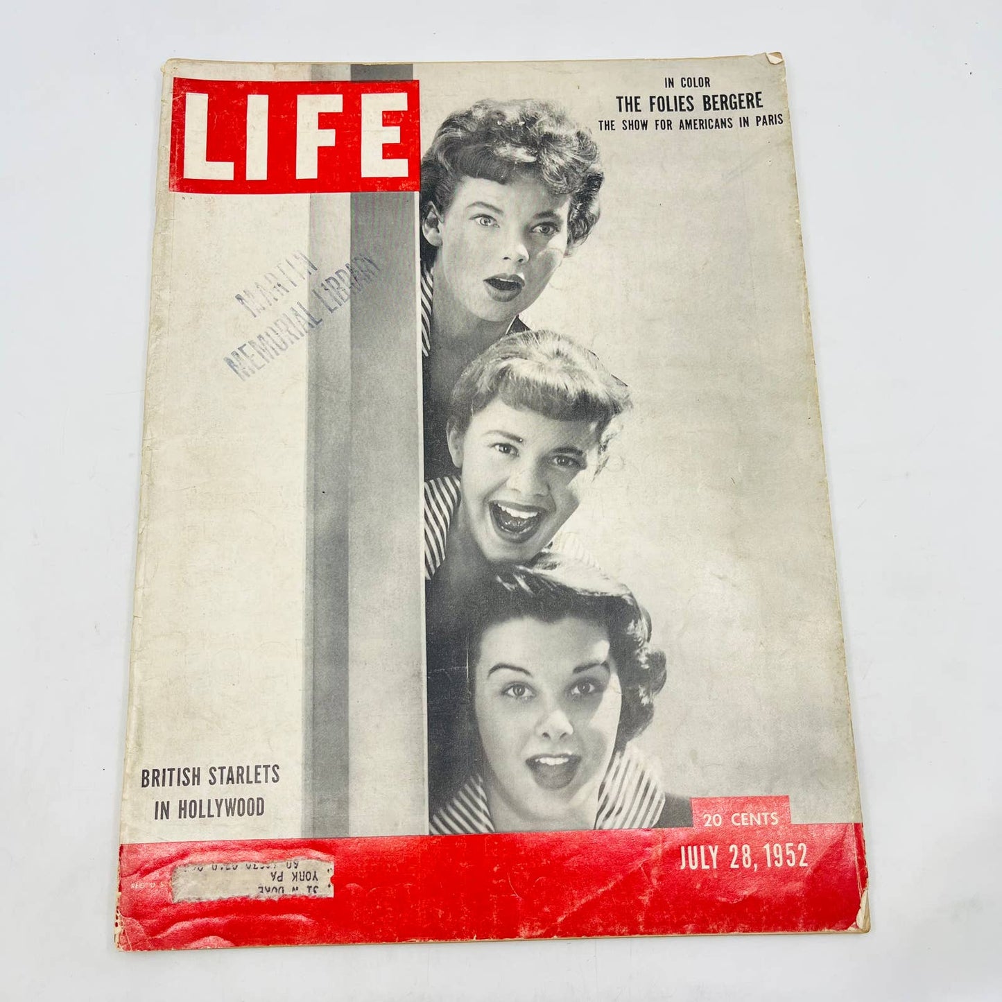 Life Magazine July 28 1952 The Folies Bergere Show For Americans in Paris TA8