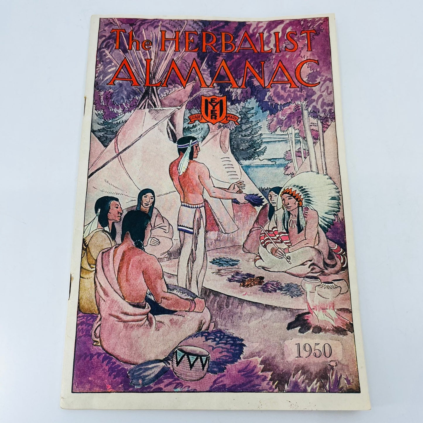 The Herbalist Almanac 1950 Eyer Indiana Botanic Herbs Advertising Booklet L2-3