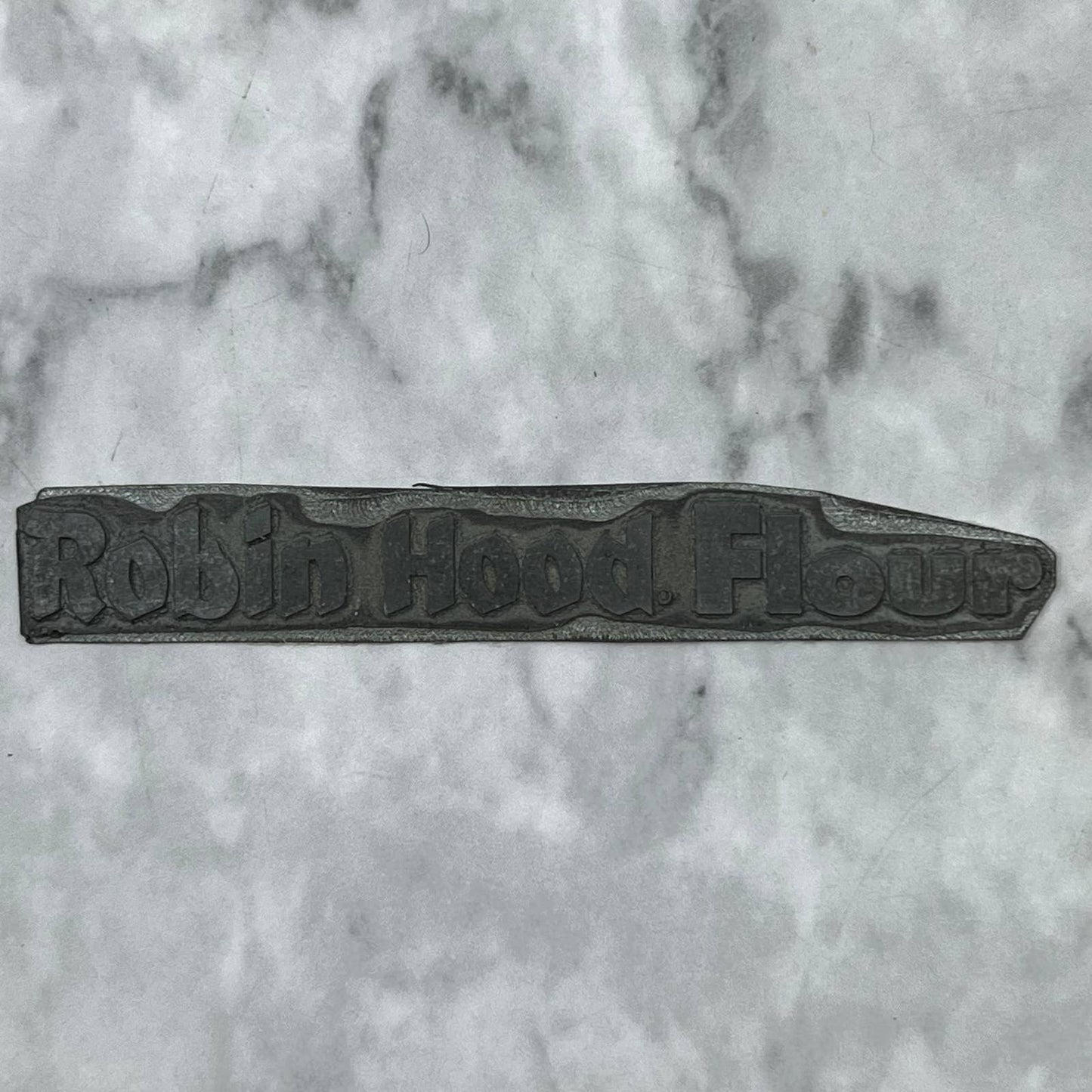 Vintage Printing Letterpress Printers Block Plate Robin Hood Flour TJ58