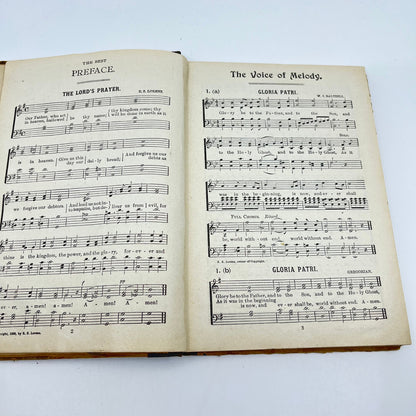 1899 The Voice Of Melody Hymn Book By E. S. Lorenz, Church Songs Music L1-4