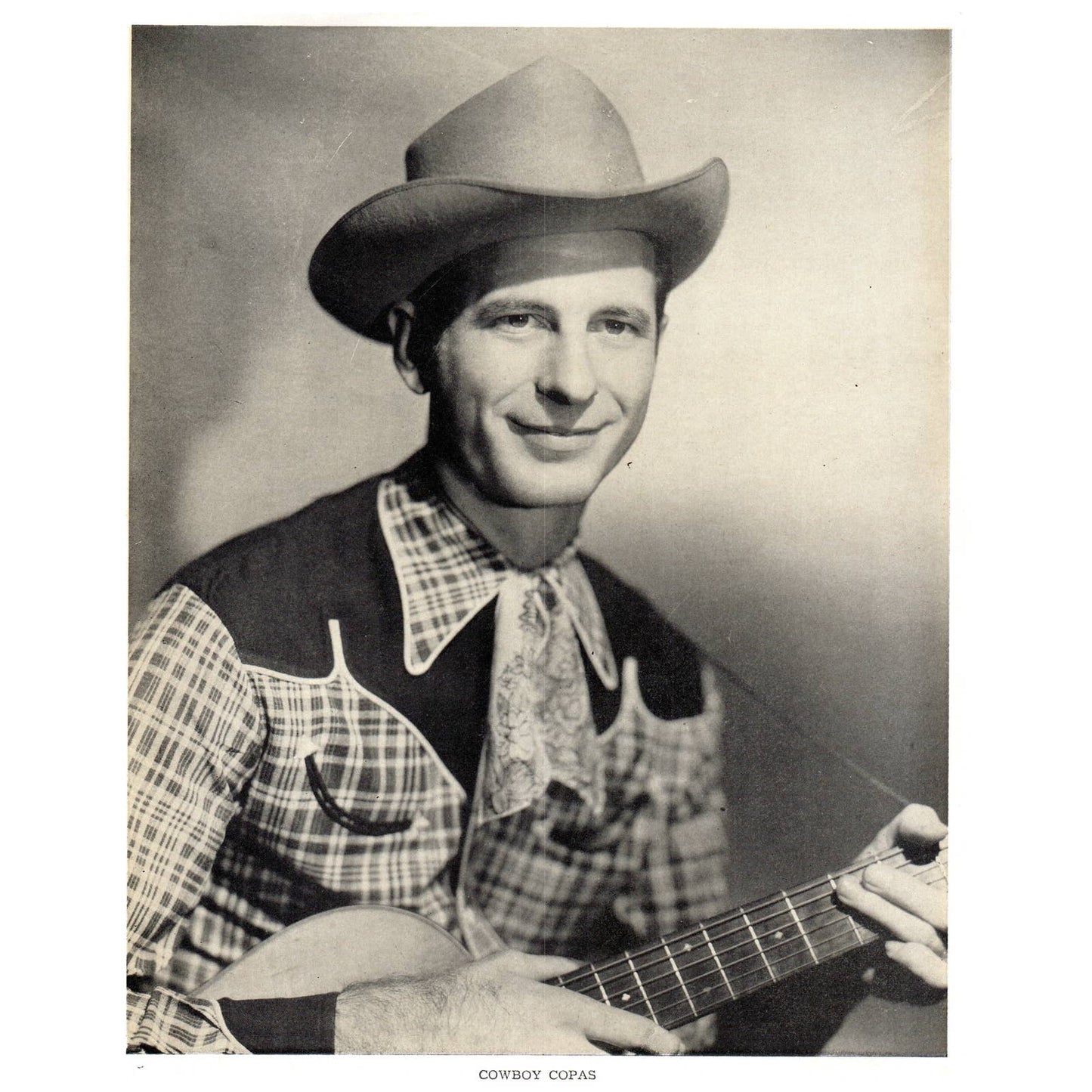 Vintage Country Music Photo Print Cowboy Copas Signed, Sealed and Delivered AD1