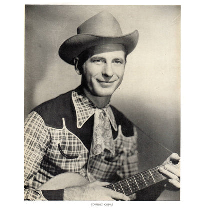 Vintage Country Music Photo Print Cowboy Copas Signed, Sealed and Delivered AD1