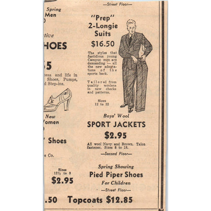 1935 Minneapolis Journal Newspaper Ad McGinnis Piano Co 17 So. 8th St. FL5-3