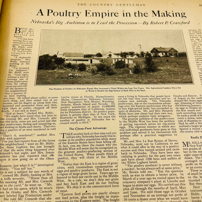 Vintage The Country Gentleman May 12 1923 New York’s Death Cup Prohibition BA3