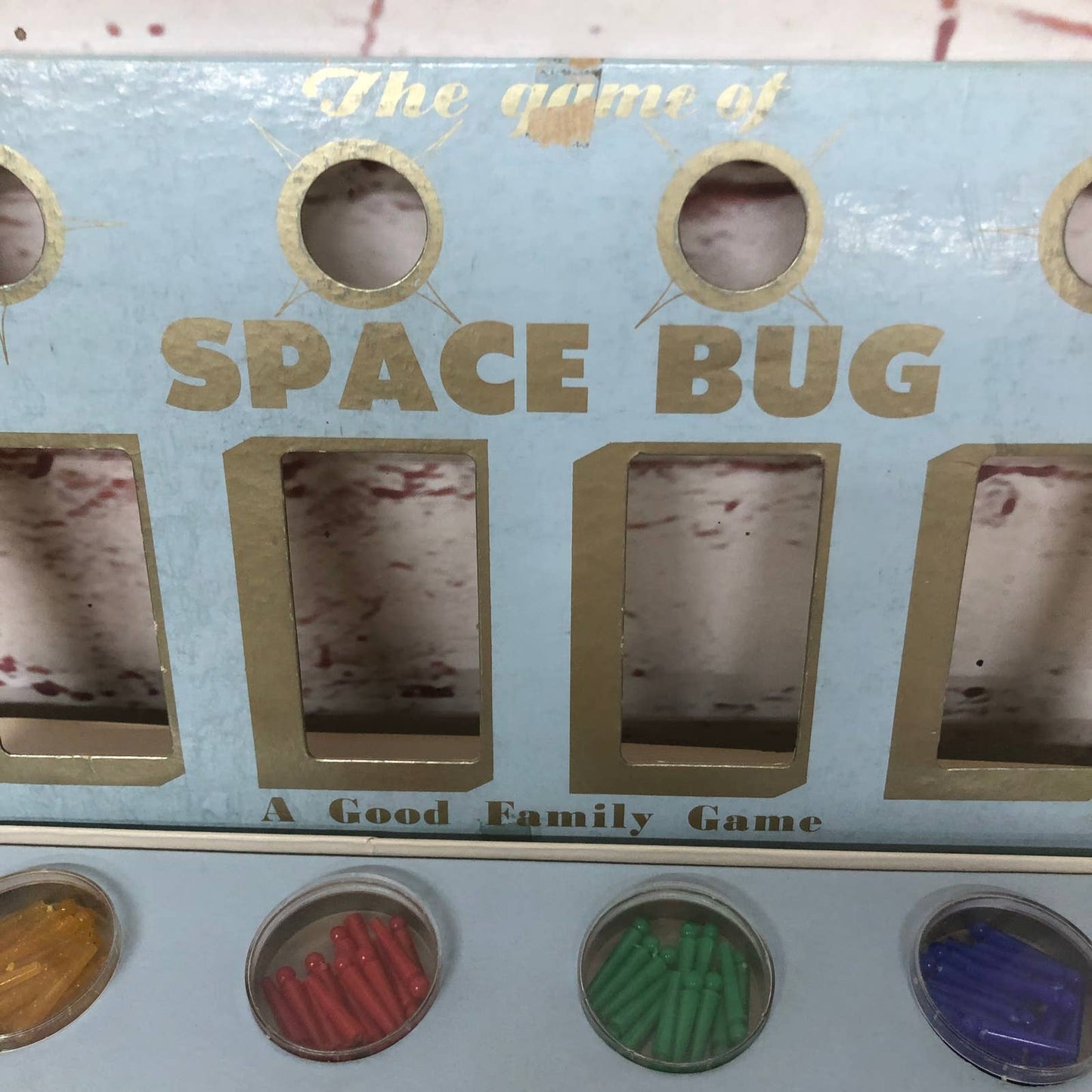 Vintage 1959 1st Edition Original THE GAME OF SPACE BUG Complete All Pieces TG8