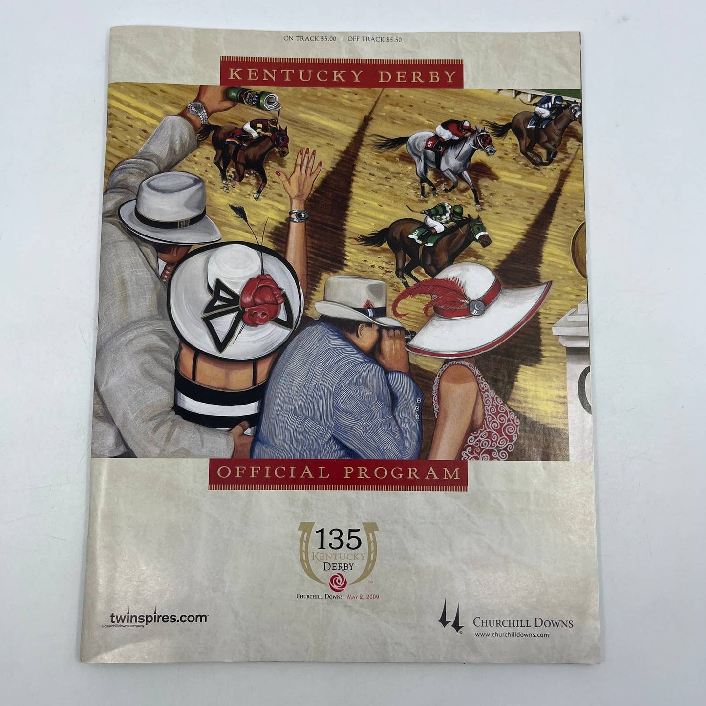 Kentucky Derby Official Program 135th Saturday May 2, 2009 Churchill Downs TH7